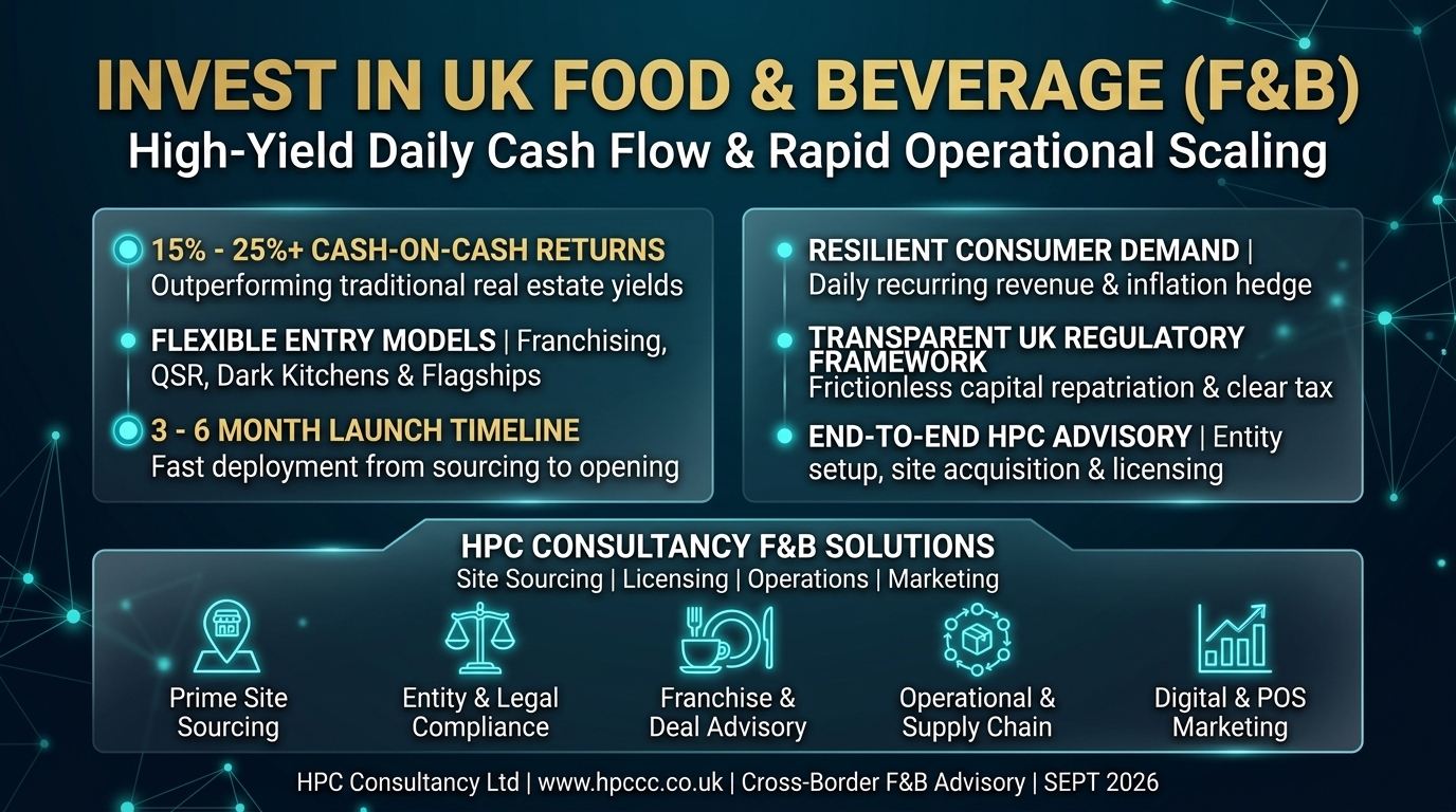 Why Kenya Investors Must Consider the UK Food and Beverage Sector as Their Primary Entry Point